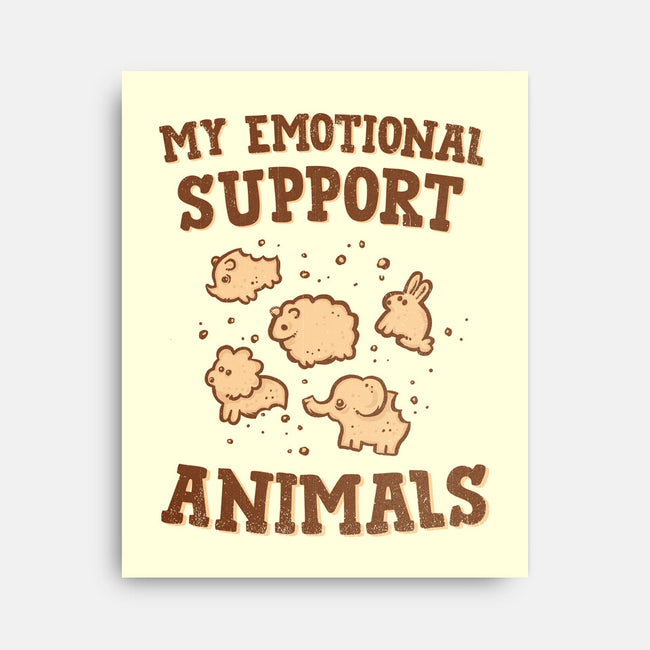 Tasty Support Animals-none stretched canvas-kg07