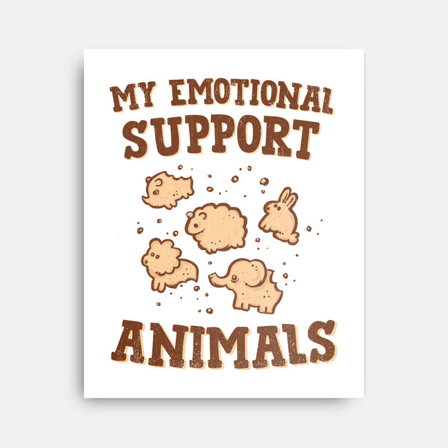 Tasty Support Animals-none stretched canvas-kg07