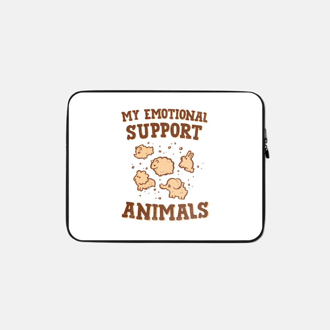 Tasty Support Animals-none zippered laptop sleeve-kg07