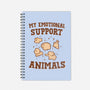 Tasty Support Animals-none dot grid notebook-kg07
