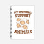 Tasty Support Animals-none dot grid notebook-kg07