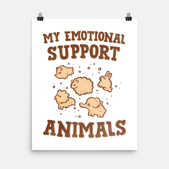 Tasty Support Animals-none matte poster-kg07