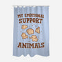 Tasty Support Animals-none polyester shower curtain-kg07