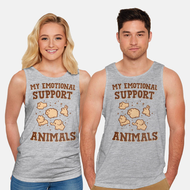 Tasty Support Animals-unisex basic tank-kg07