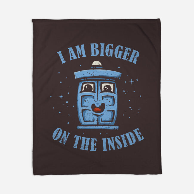 Bigger Inside-none fleece blanket-kg07