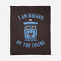 Bigger Inside-none fleece blanket-kg07