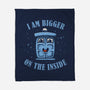 Bigger Inside-none fleece blanket-kg07