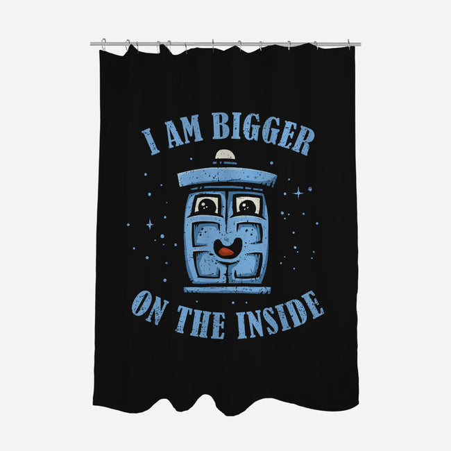 Bigger Inside-none polyester shower curtain-kg07
