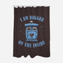 Bigger Inside-none polyester shower curtain-kg07