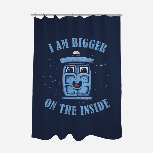 Bigger Inside-none polyester shower curtain-kg07