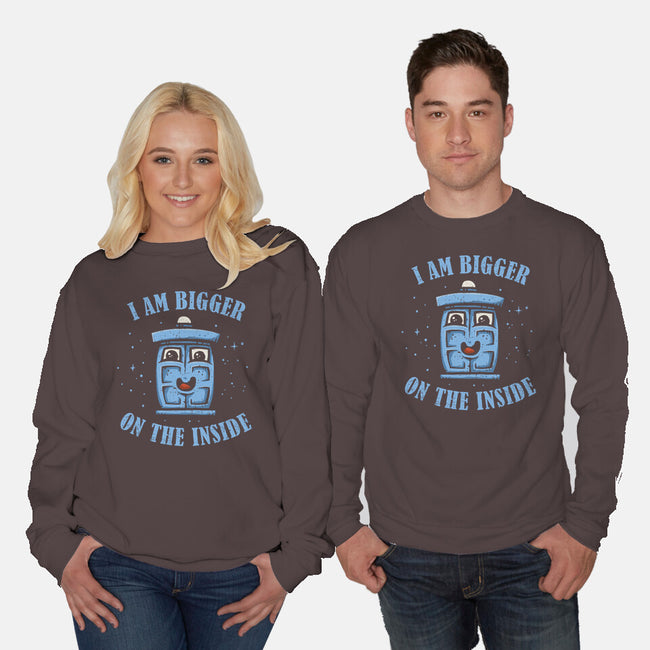 Bigger Inside-unisex crew neck sweatshirt-kg07