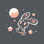 Space Bunny-none fleece blanket-TechraNova