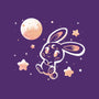 Space Bunny-womens fitted tee-TechraNova