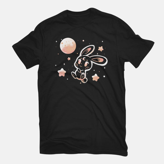 Space Bunny-youth basic tee-TechraNova