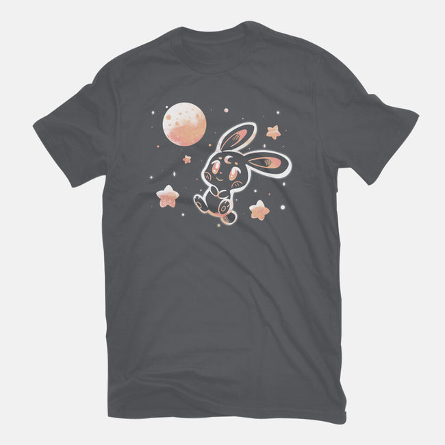 Space Bunny-mens basic tee-TechraNova