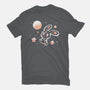 Space Bunny-womens fitted tee-TechraNova