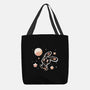 Space Bunny-none basic tote bag-TechraNova