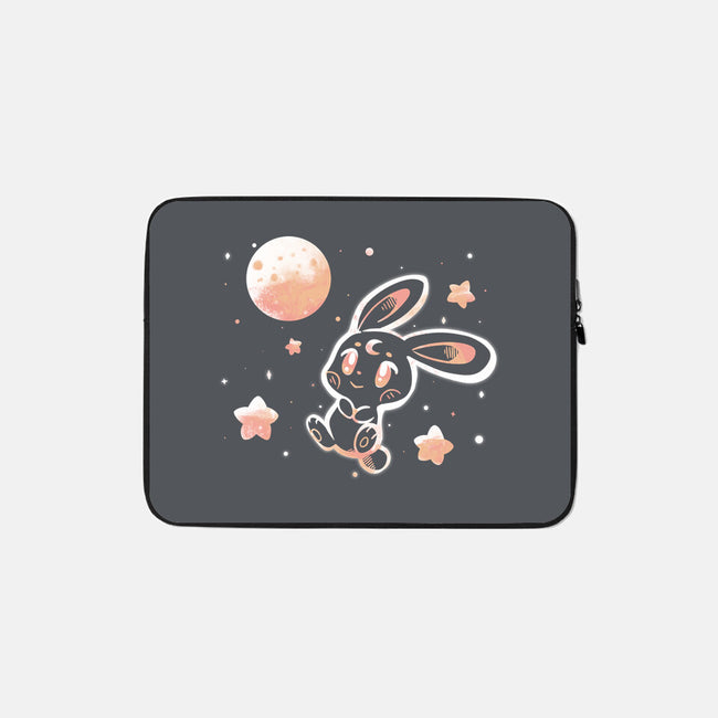 Space Bunny-none zippered laptop sleeve-TechraNova