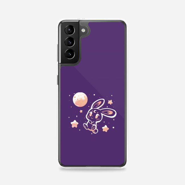 Space Bunny-samsung snap phone case-TechraNova