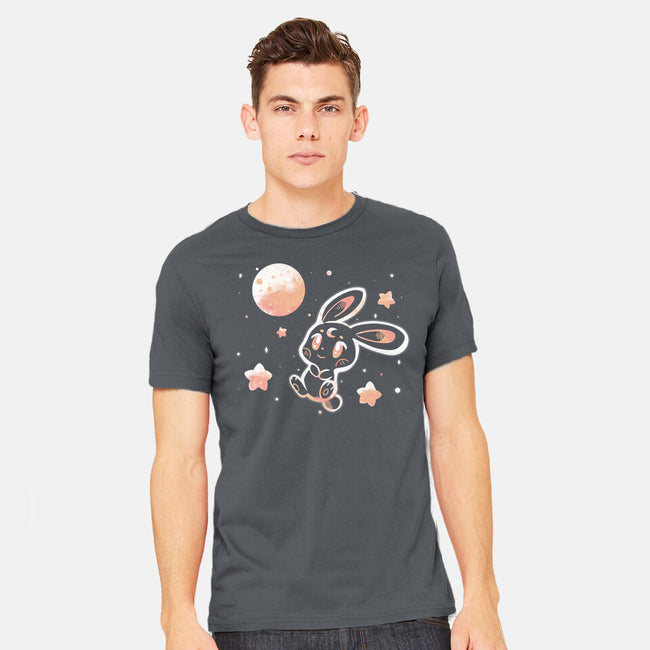 Space Bunny-mens heavyweight tee-TechraNova