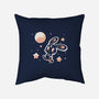 Space Bunny-none removable cover w insert throw pillow-TechraNova