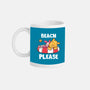 Beach Please Pooh-none mug drinkware-turborat14