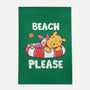 Beach Please Pooh-none indoor rug-turborat14
