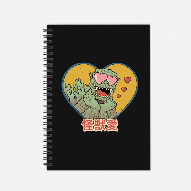 Kaiju Love-none dot grid notebook-vp021
