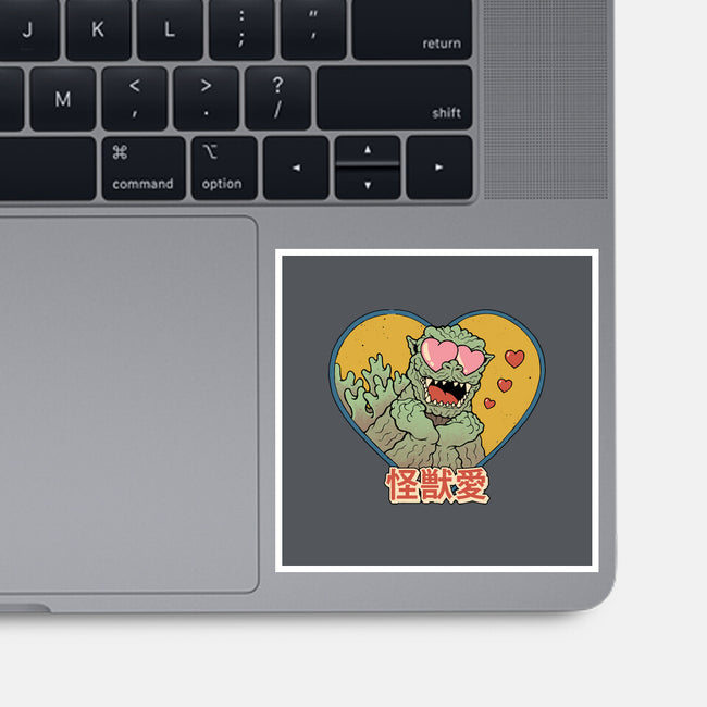 Kaiju Love-none glossy sticker-vp021
