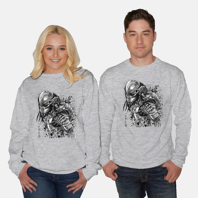 Hunter Ukiyo-e-unisex crew neck sweatshirt-albertocubatas