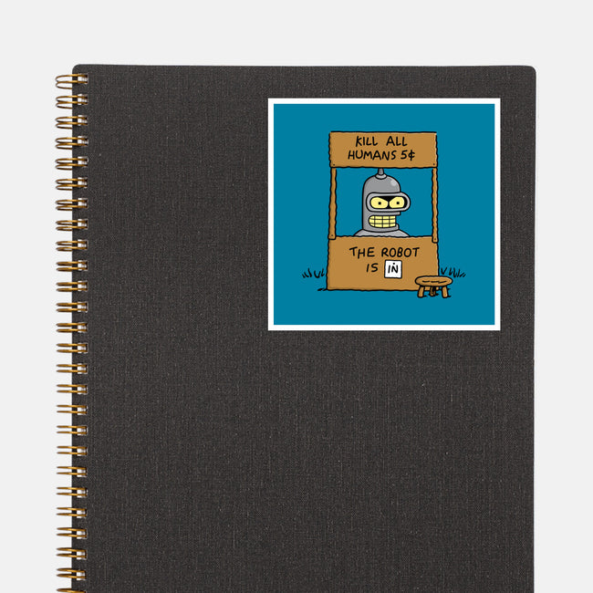 Bender Help-none glossy sticker-Barbadifuoco