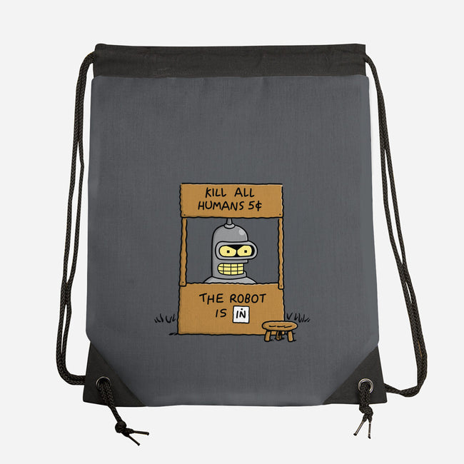 Bender Help-none drawstring bag-Barbadifuoco