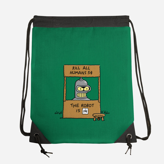 Bender Help-none drawstring bag-Barbadifuoco