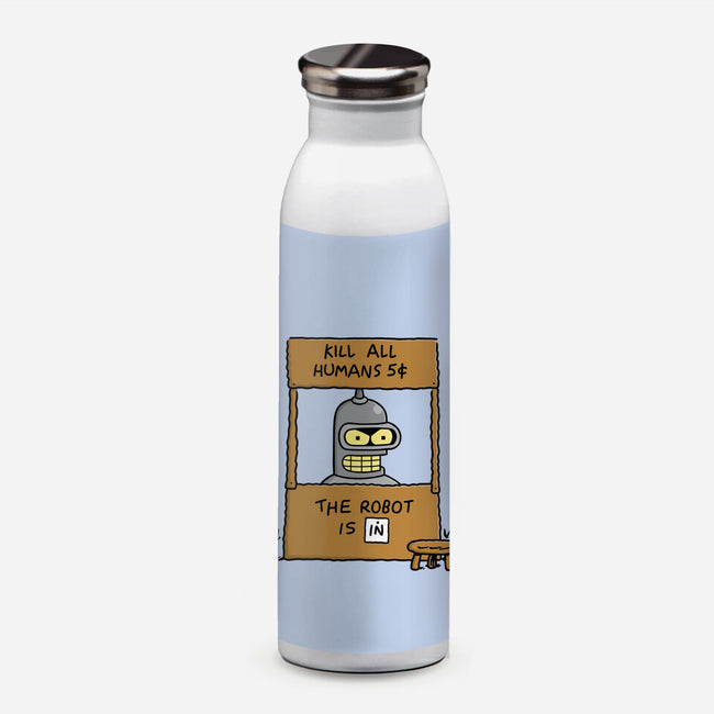 Bender Help-none water bottle drinkware-Barbadifuoco