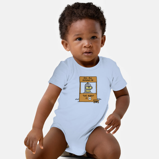 Bender Help-baby basic onesie-Barbadifuoco