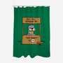 Bender Help-none polyester shower curtain-Barbadifuoco