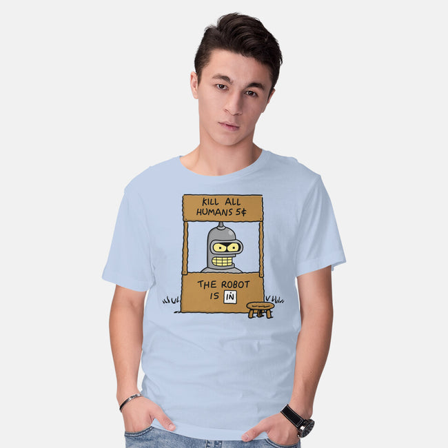 Bender Help-mens basic tee-Barbadifuoco