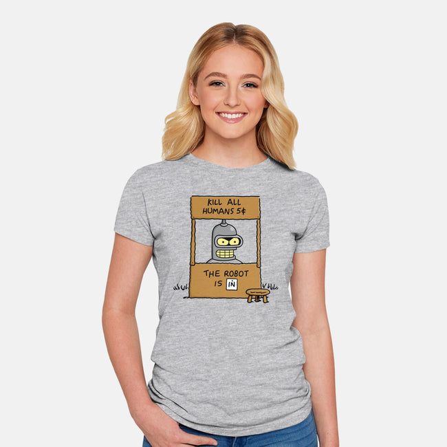 Bender Help-womens fitted tee-Barbadifuoco