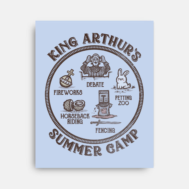 King Arthur's Summer Camp-none stretched canvas-kg07