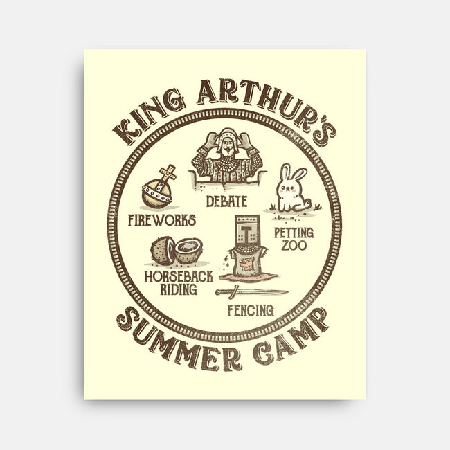 King Arthur's Summer Camp-none stretched canvas-kg07