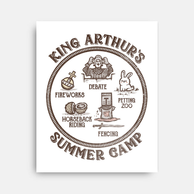 King Arthur's Summer Camp-none stretched canvas-kg07