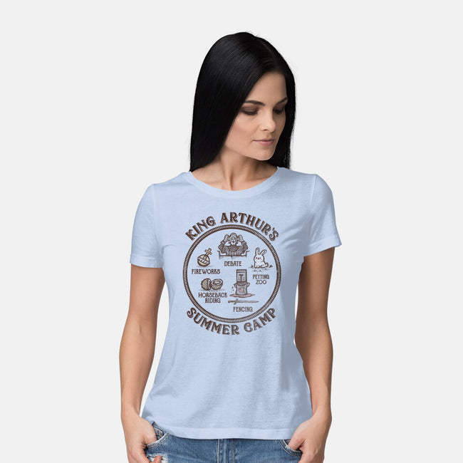 King Arthur's Summer Camp-womens basic tee-kg07