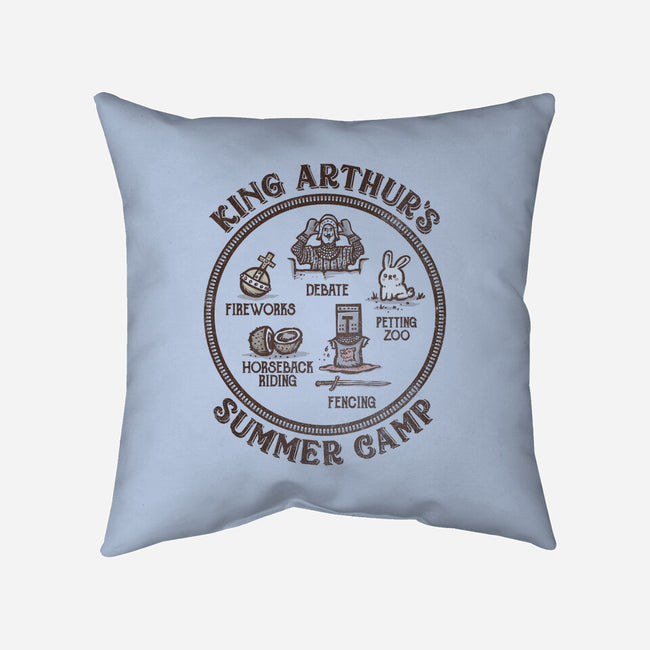 King Arthur's Summer Camp-none removable cover w insert throw pillow-kg07
