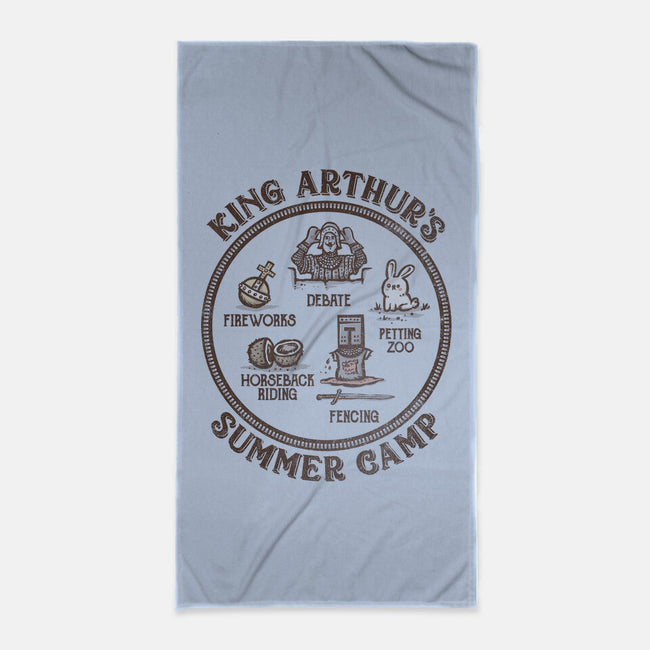 King Arthur's Summer Camp-none beach towel-kg07