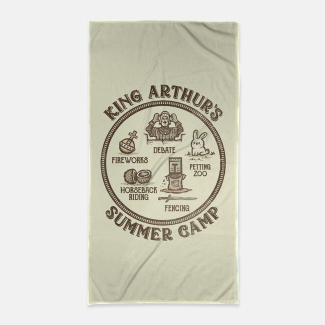 King Arthur's Summer Camp-none beach towel-kg07