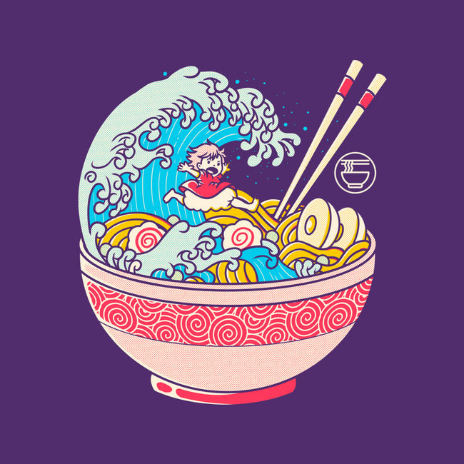 Anime Ramen-none stretched canvas-Eoli Studio