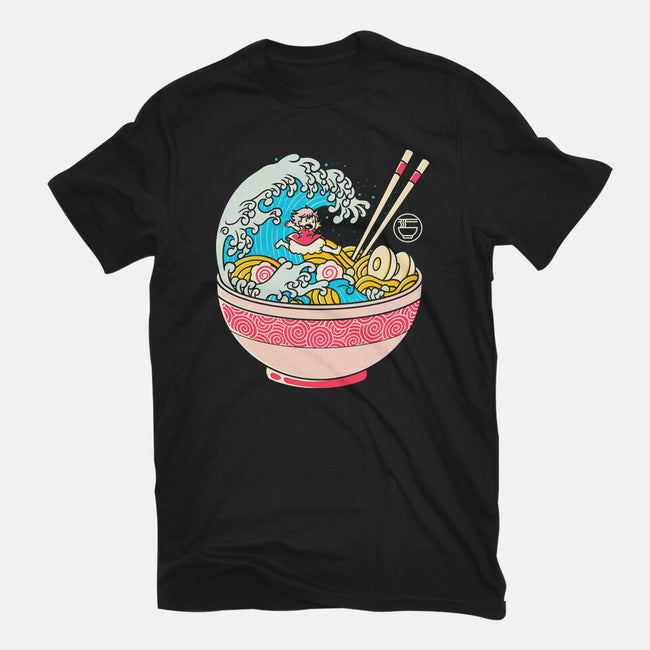 Anime Ramen-womens basic tee-Eoli Studio