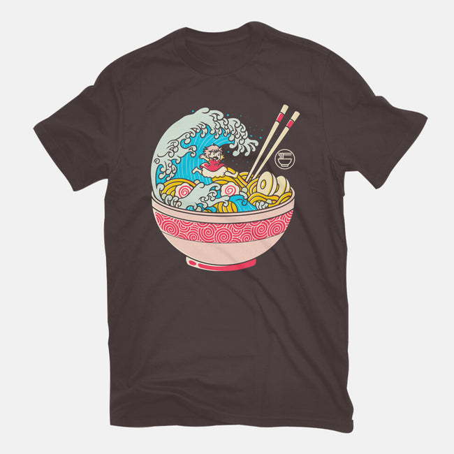 Anime Ramen-womens basic tee-Eoli Studio