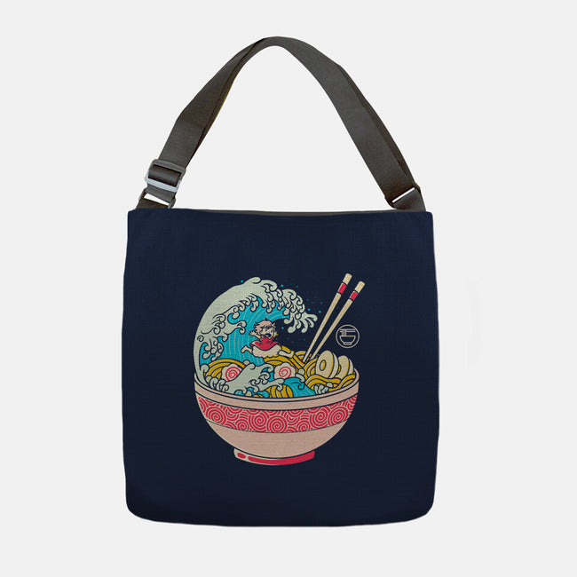 Anime Ramen-none adjustable tote bag-Eoli Studio
