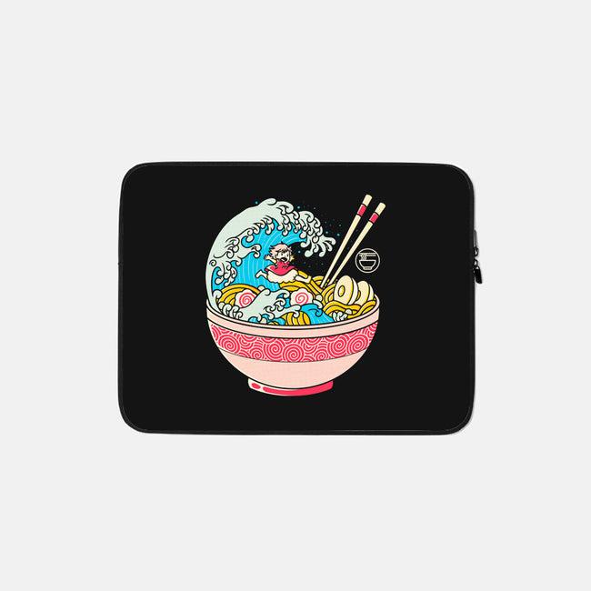 Anime Ramen-none zippered laptop sleeve-Eoli Studio